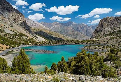 Five stans tour Alaudin Lake Fann Mountains Tajikistan