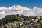 Darjeeling with Kangchenjunga behind