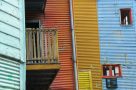 Colourful houses in the Boca district of Buenos Aires