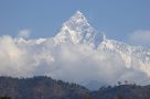 View of Fishtail Mountain from Pokhara