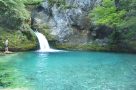 Blue Eye swimming lake in the Thethi Valley