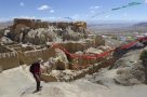 Looking out from the hill-top palace of Tsaparang