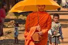 Buddhist monk in Chhloung, Cambodia. Image by A Palmer