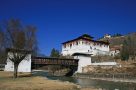 Paro Chuu River and Paro Dzong, sightseeing in the Paro Valley