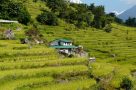 On trek in the Annapurnas. Image by A Shillan