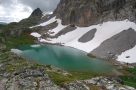 Glacial lake in the Cerces Valley