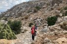 Trekkers on rough terrain, Elmani walk