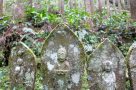 Jizo Bodhisattva statues on Kumano Kodo trail