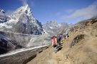 View of Cholatse on trek from Dingboche to Lobuche. Image by A. Knox