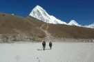 Kala Pattar approach from Gorak Shep. Image by  A. Cutts