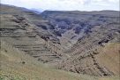 The view from the Adrar n'Ouchane plateau to Lake Izourar