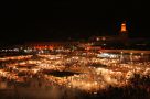 Marrakesh souk at night