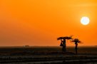Beautiful sunset scene, Little Rann of Kutch