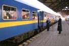 Boarding the train to Puno
