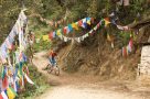 Cycling up to the Tiger's Nest Monastery in Bhutan