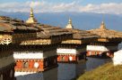 Chortens at the Dochu La Pass
