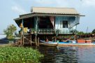 Floating House on Tonle Sap Lake. Image by N Hall