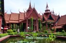 Sightseeing at the National Museum, Phnom Penh. Image by N Hall