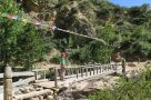 Bridge on trek towards Ringmo. Image by N Morgan
