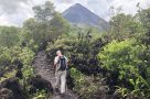 Walking a trail at Arenal 1968 Park by Arenal Volcano near La Fortuna, Costa Rica