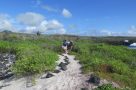 Walking to La Loberia Floreana Island