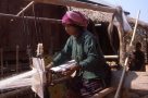 Akha woman weaving
