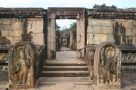 Exploring the ancient ruins at Polonaruwa