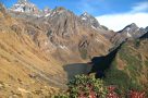 Valley views on the Lunana Snowman trek