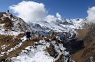 Trekking towards the Namun pass
