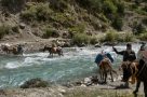River crossing en route to Langa