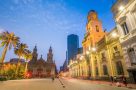 Santiago at night