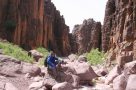 Afourar Gorge on trek in the Jebel Sahro